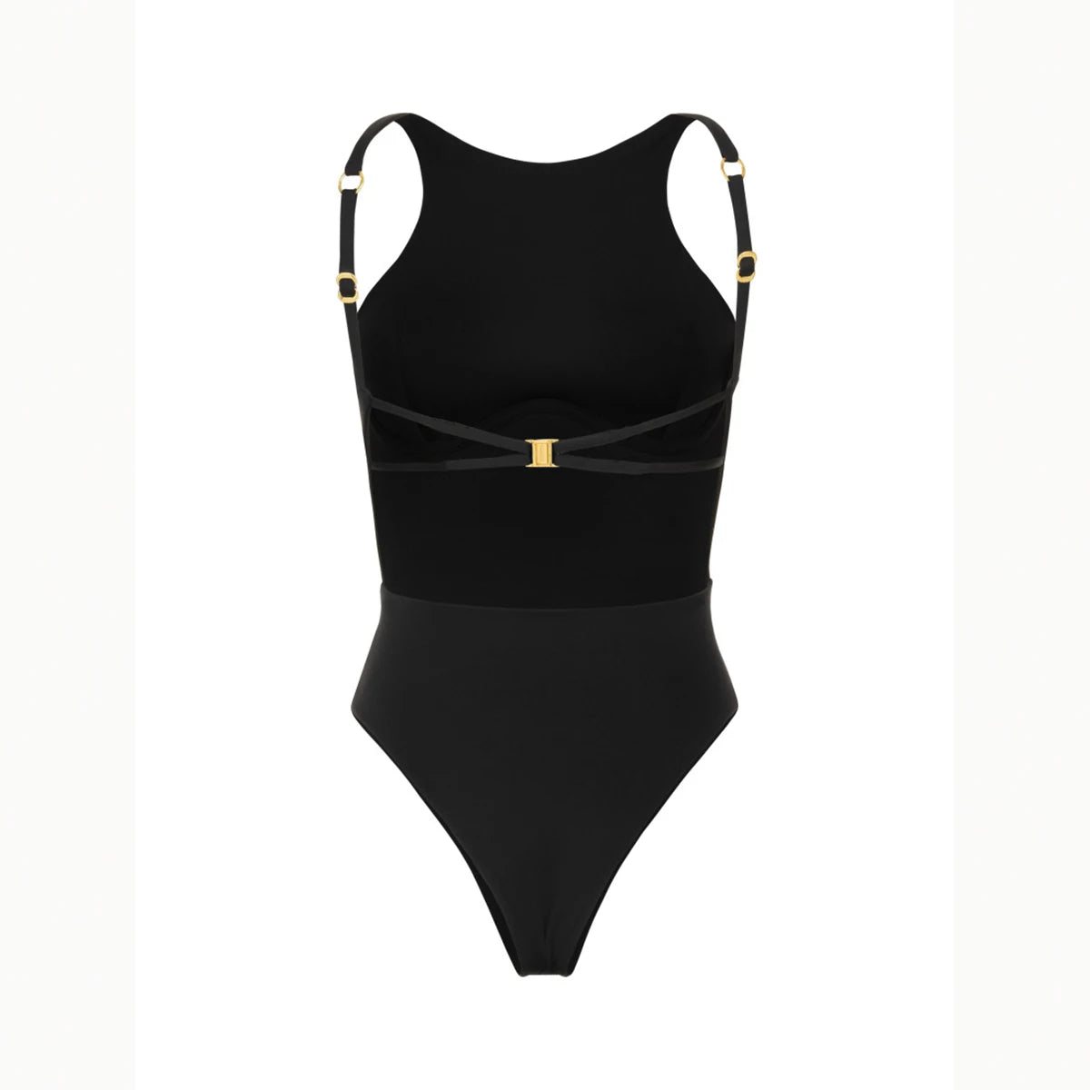 Thong 2025 Sexy Women One Piece Swimsuit Swimwear Female Solid High Waist Monokini Swimming Suit Bathing Suit Biquini Beachwear