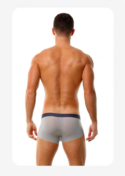 New Ultra-thin Quick Dry Mens Boxer Shorts Ice Silk Man Panties Seamless Sexy Underwear U Bulge Pouch Male Breathable Underpants