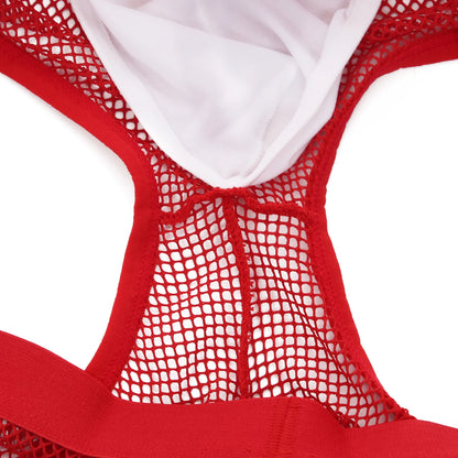 Sexy Man Boxers Transparent Mesh Underwear Men's Inner Pouch Panties Side Split See Through Boxer Shorts Boxershorts Underpants