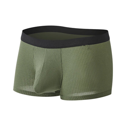 GTOPX MAN Cotton Boxers Shorts Ball Pouch Underwear Large Pockets Adult Sexy Undies