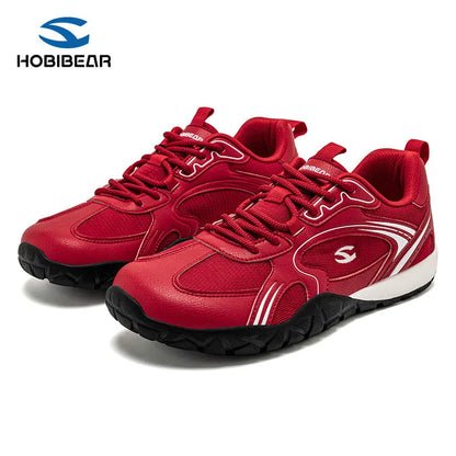 HOBIBEAR Wide Toe Flat Shoes Outdoor Sports Shoes Friendly for Wide Footbed Spring Autumn Casual Daily Shoes Comfortable Brea...