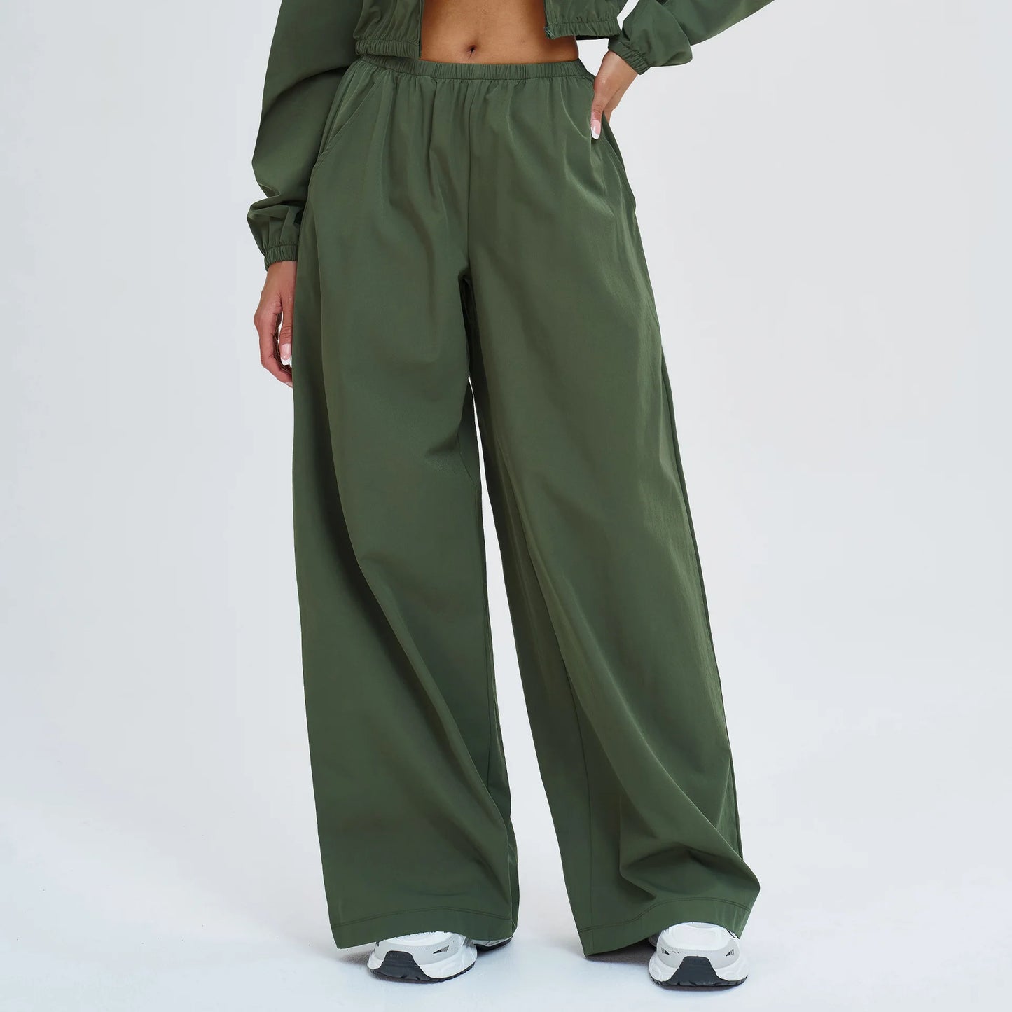Sun Protection Wide Leg Yoga Pants Women Casual Sports Bell Bottom Pants High Waisted Fitness Pants Female Gym Workout Pants