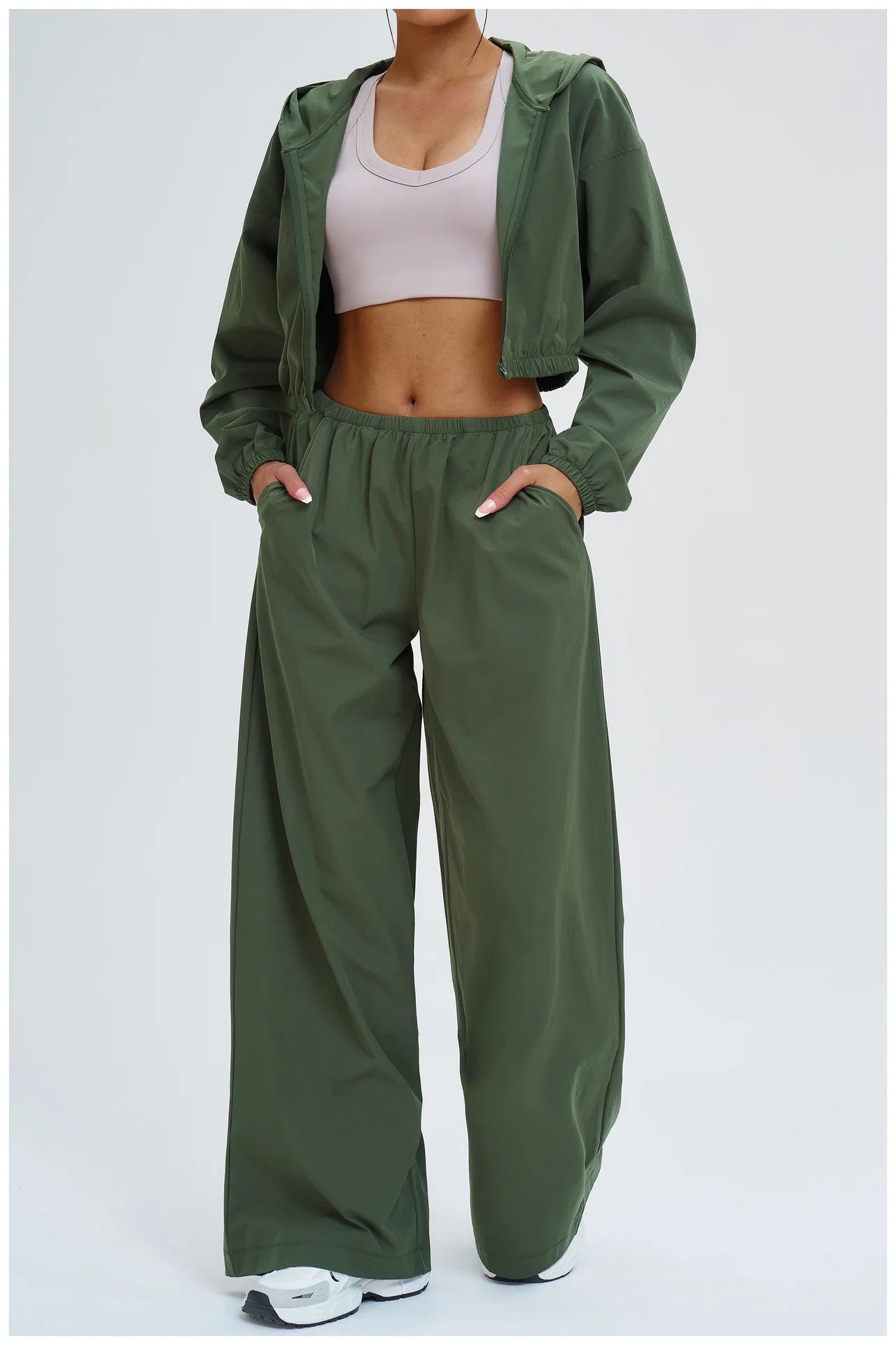 Sun Protection Wide Leg Yoga Pants Women Casual Sports Bell Bottom Pants High Waisted Fitness Pants Female Gym Workout Pants