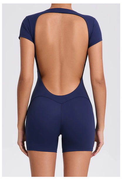 Sporty Jumpsuit Sport Outfit for Woman Sportswear Padding Sports Overalls 2025 Gym Set Women Suit for Fitness Yoga Clothes