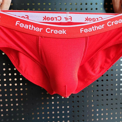 Man Bulge Pouch Underwears Super Big U-Concex Boxers Elastic Modal Crotch Pockets Lingerie Low Waist Briefs Enhancing Underpants