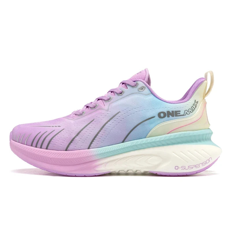 ONEMIX Women Sneakers Black Breathable Running Shoes for Woman 2024 Designer  21608A Shipping Pink Fashion Damping Sports Shoes