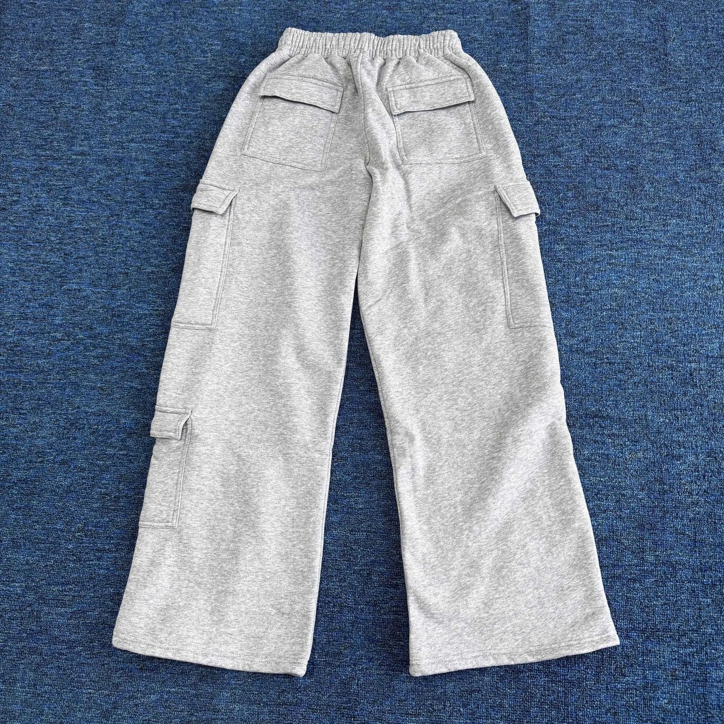 2026 Women‘s Wide Leg Cargo Pants  Elastic Waistband with Large Pockets Casual Fitness Sportswear Y2k Long Pants