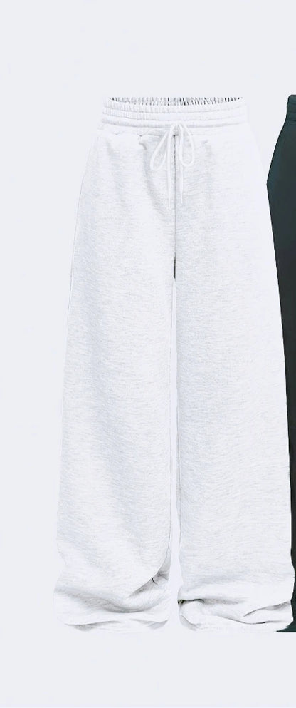 Casual Pants for Women: Simple Front-Tie Loose Fit Wide-Leg Trousers, Perfect for Spring, Summer, and Fall  Everyday Comfortable