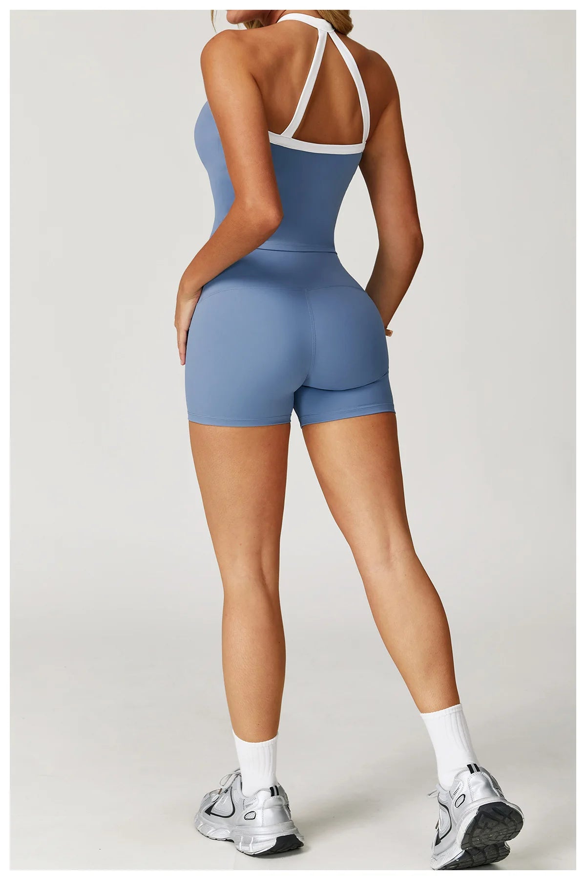 2 Pieces Yoga Set Women Workout Outfits Fitness Clothes Sportswear Gym Tracksuit High Waist Leggings Sports Bra Athletic Wear