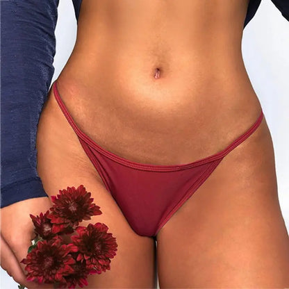 Sexy Thong Women Low Waisted Panties Cotton Crotch Comfort G String Sexy Lingerie Women Underwear Erotic Games Sex Clothing