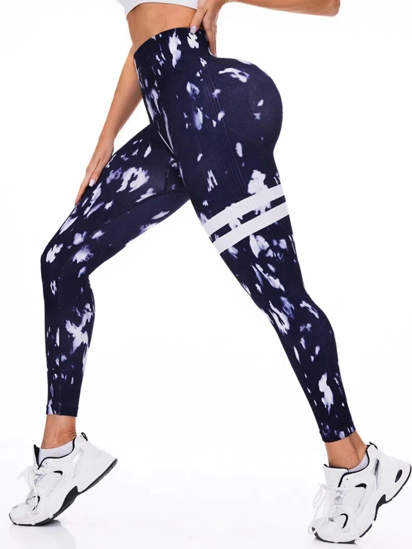 Fashion Women Beautiful Print Leggings Yoga Pants High Waist Jeggings Stretch Pants Hot Sale Gym Fitness Sweatpants Mujer
