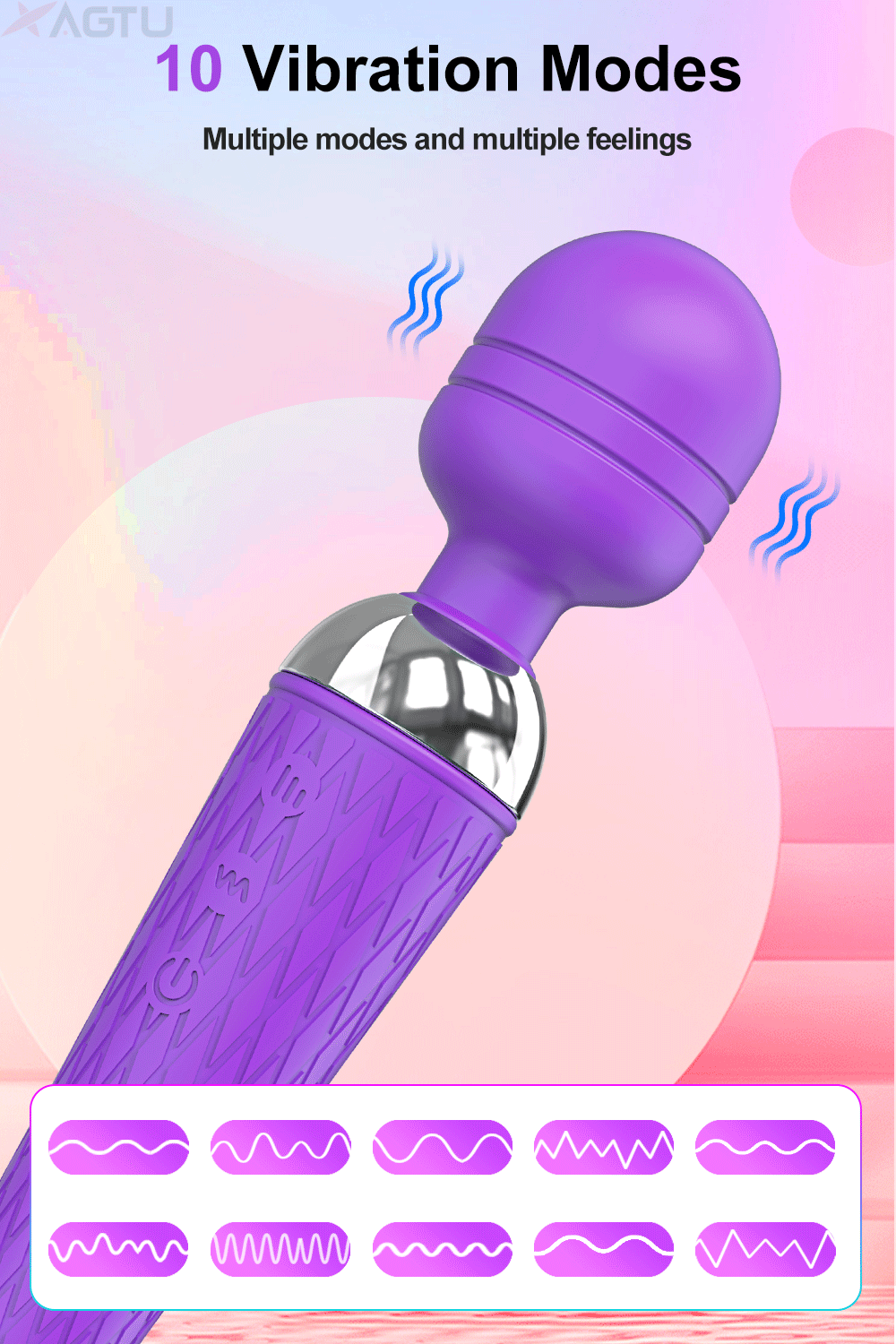 Powerful Ava Bar Vibrator Wand Dildos Sex Toys for Woman Dual Motor Clit G-Spot Clitoris Stimulator Vibrators Sex Toy for Couple
