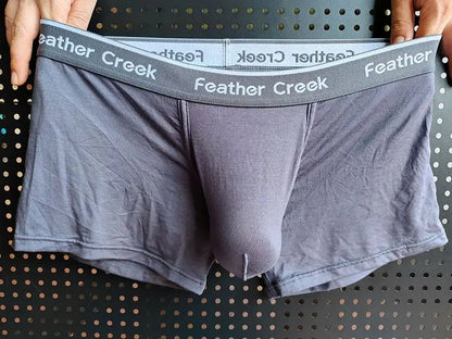 Man Bulge Pouch Underwears Super Big U-Concex Boxers Elastic Modal Crotch Pockets Lingerie Low Waist Briefs Enhancing Underpants