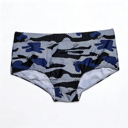 Sexy Swimming Trunks Mens Camouflage Swim Boxer Briefs Swimwear Young Man Swimsuit Beach Surfing Bathing Suit Shorts Zwembroek