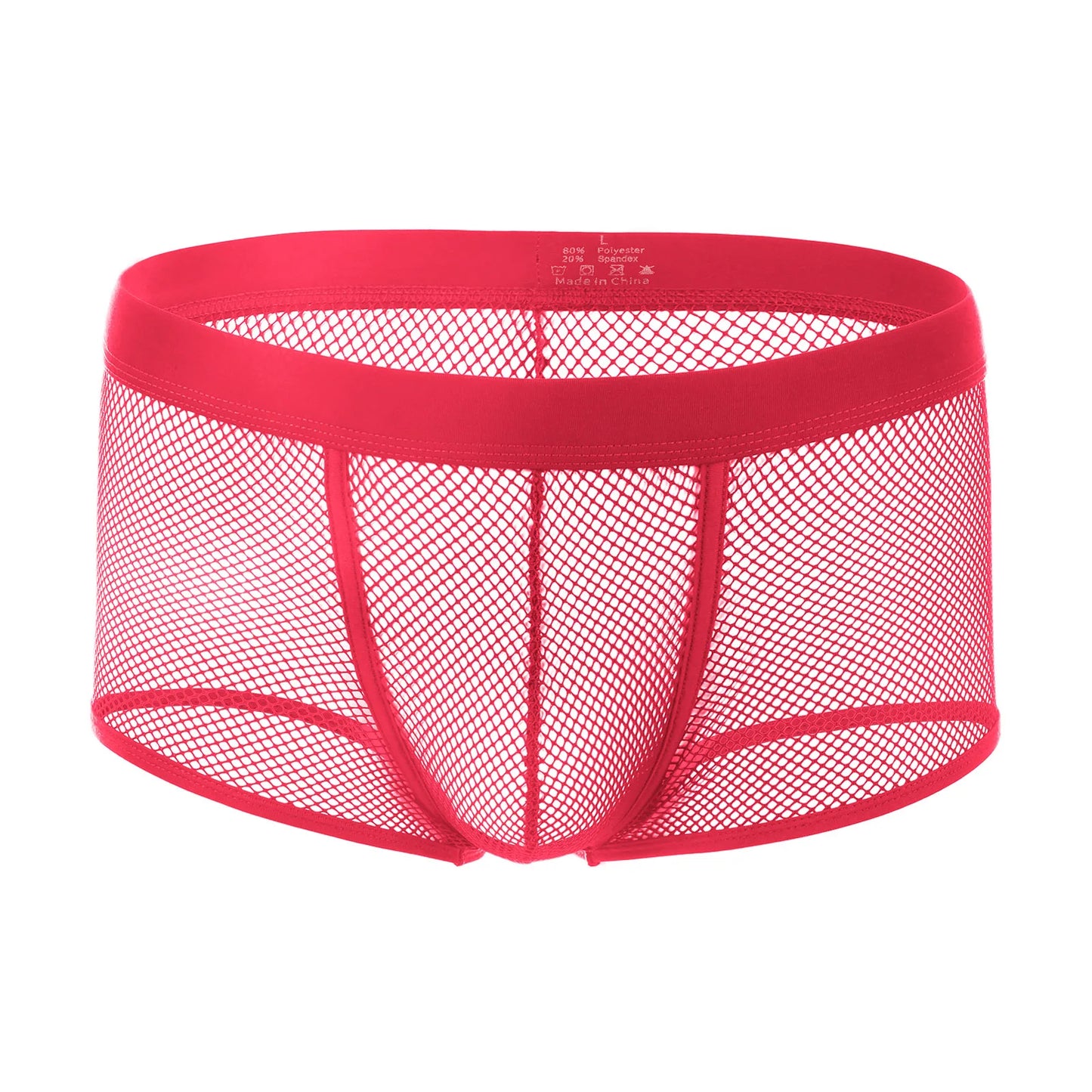 Sexy Mesh Boxer Men Underwear See Through Panties Transparent Low Waist Nightwear Boxer Shorts Boxershorts Underpants