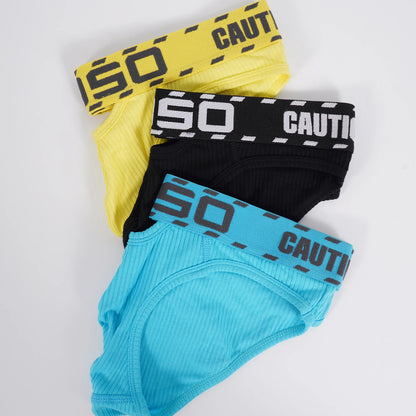 1/3Pcs Breathable Cotton Men Underwear Sexy Bikini Panties Underpants Large Crotch Pouch Mens Briefs with Front and Back Cutouts