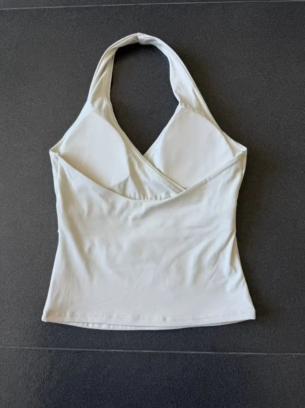Halter Vest Gym Vest Woman Backless Tank Tops Push Up Sport Vest Running Outdoor Recreation Vest Workout Elastic Tops Activewear