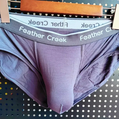 Man Bulge Pouch Underwears Super Big U-Concex Boxers Elastic Modal Crotch Pockets Lingerie Low Waist Briefs Enhancing Underpants