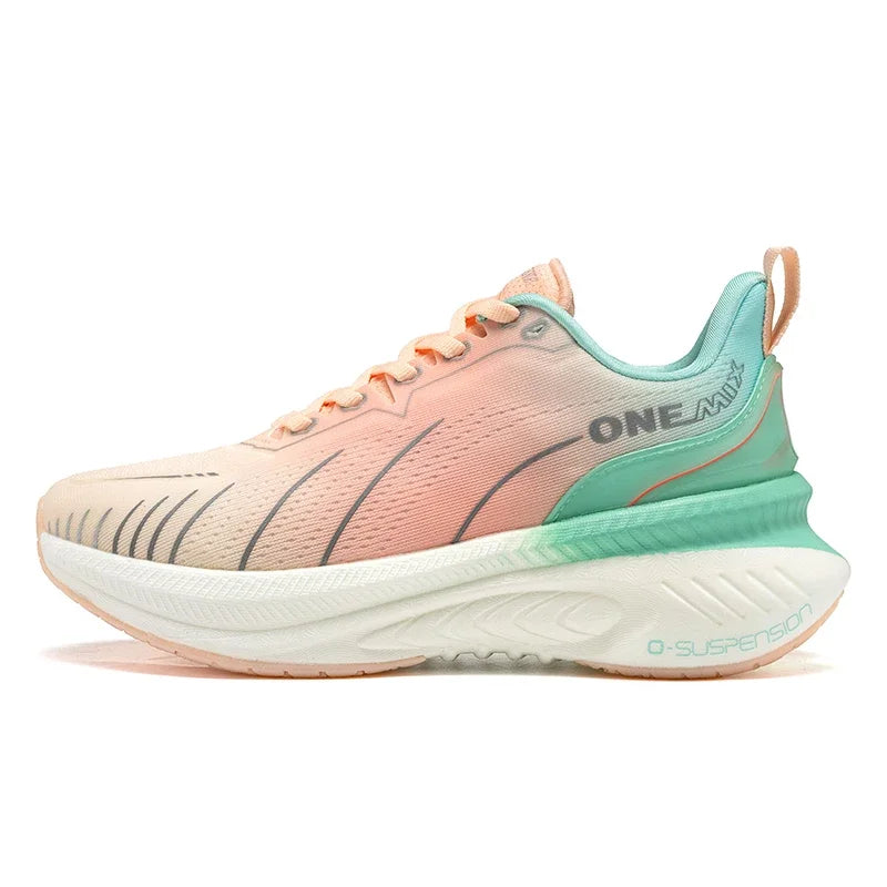 ONEMIX Women Sneakers Black Breathable Running Shoes for Woman 2024 Designer  21608A Shipping Pink Fashion Damping Sports Shoes