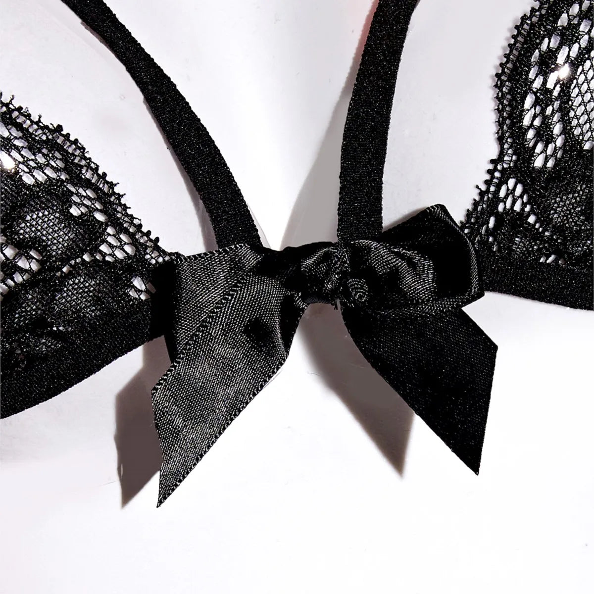 Hot Sale Sexy  Lace Bra And G-String Panty Set Set Women's Underwear 2 Piece Set Black Lingerie Set For Women Valentine Night