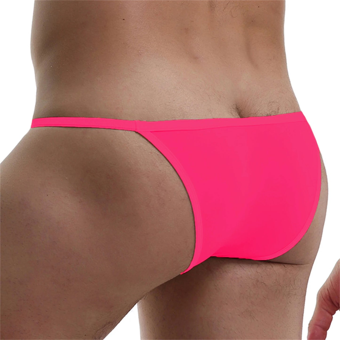 CLEVER-MENMODE Men's Sexy Lingerie Penis Bag Mini Underwear Ultra-Thin Transparent Panties Bikini Briefs Gay G-string Suspenders
