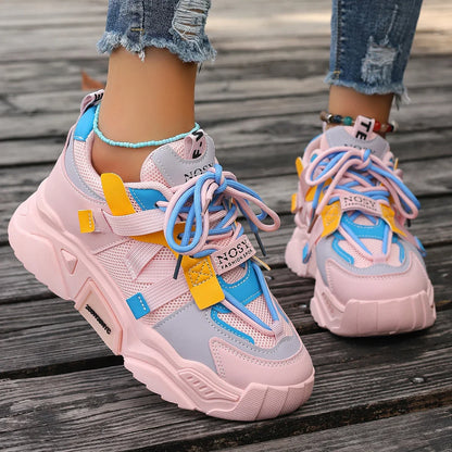 New Sneakers Women Designer Shoes Women Lightweight Mesh Breathable Versatile Outdoor Casual Vulcanize Shoes Zapatos De Mujer