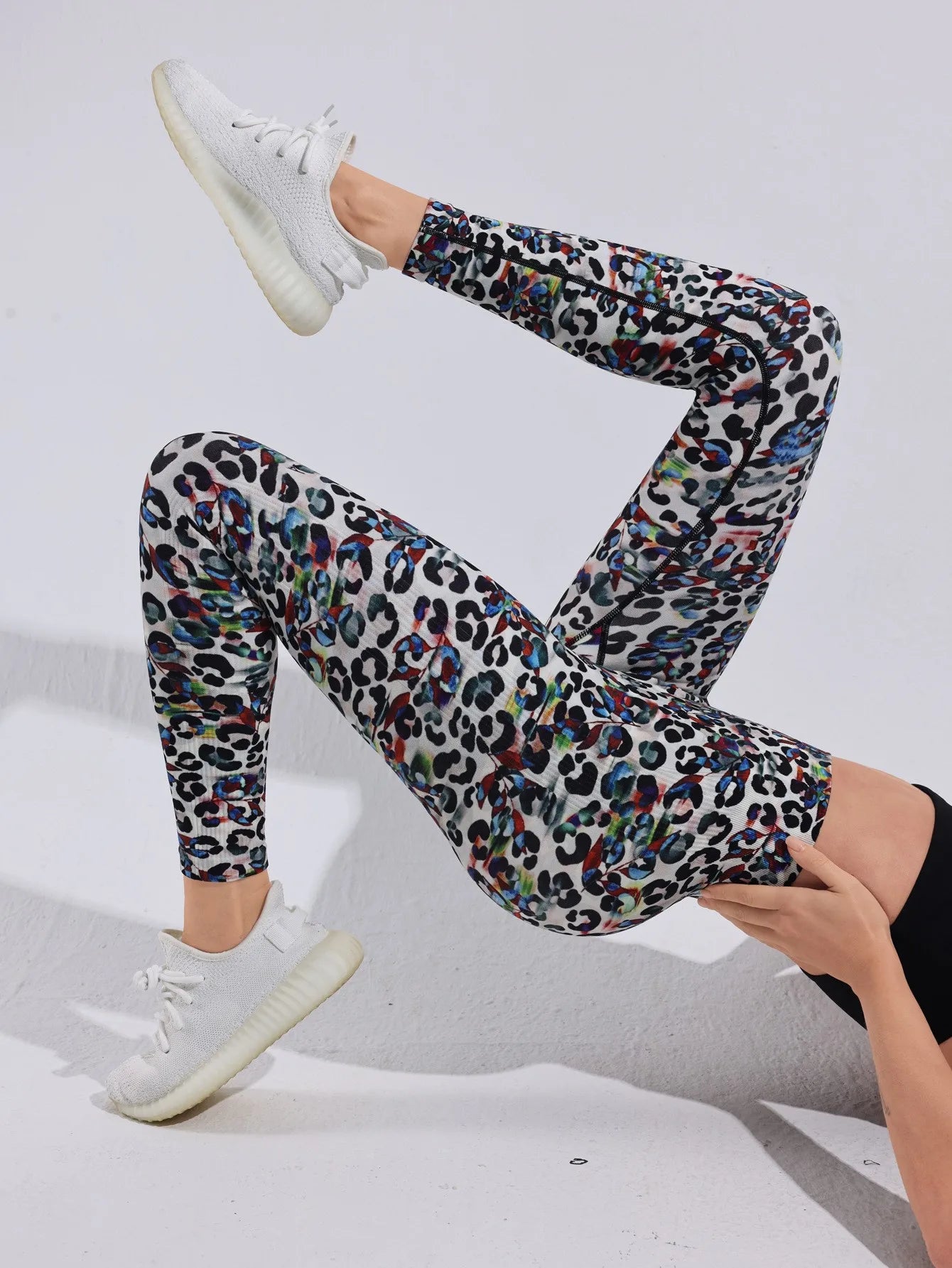 Fashion Women Beautiful Print Leggings Yoga Pants High Waist Jeggings Stretch Pants Hot Sale Gym Fitness Sweatpants Mujer