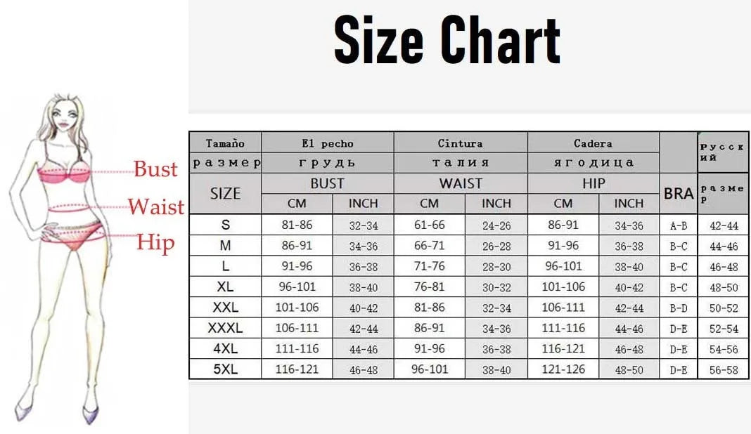 Summer Sexy Bikinis Push Up Swimsuits Women's Swimwear For Female Beach Swim Wear Bathing Suits Brazilian Bikini Set Pool Bather
