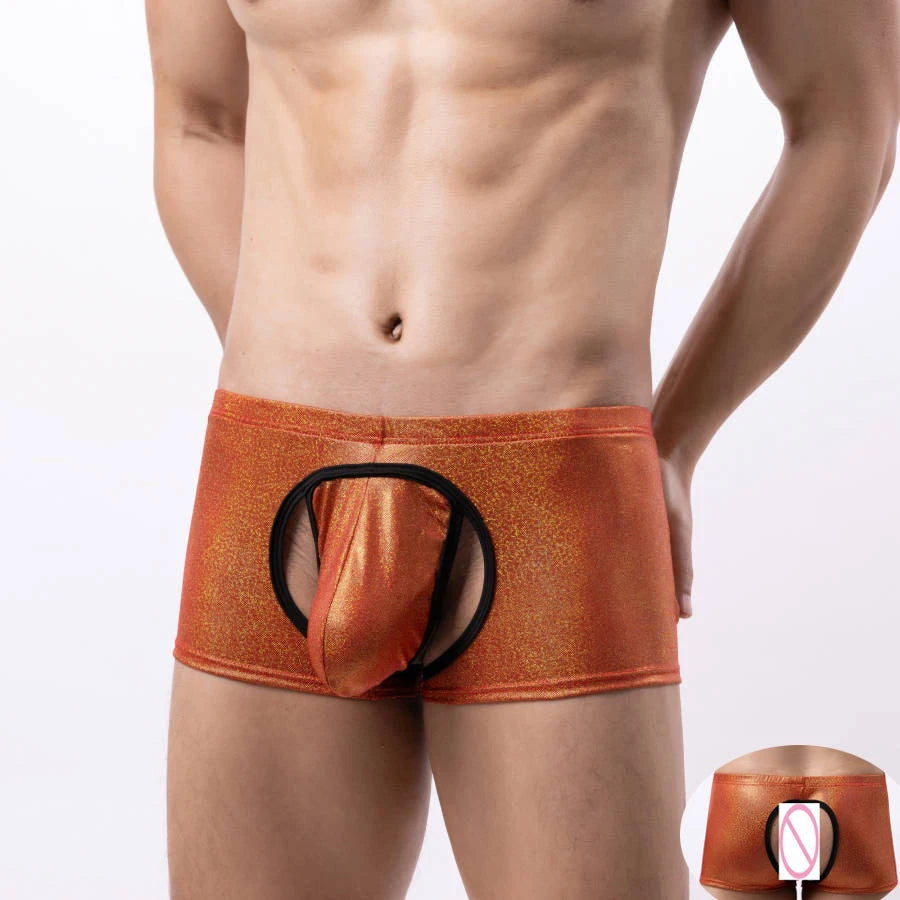 Men's Underwear Fashion Underwear High Stretch Boxer Shorts Breathable Soft Men's Shorts Comfortable PlusD7010