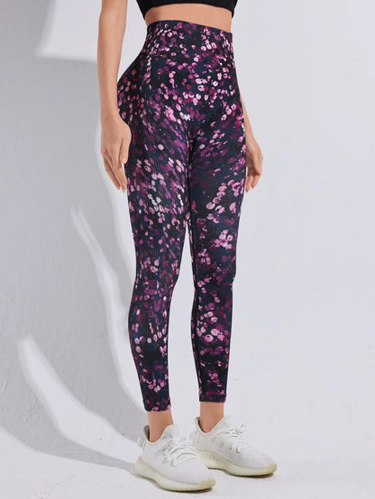 Fashion Women Beautiful Print Leggings Yoga Pants High Waist Jeggings Stretch Pants Hot Sale Gym Fitness Sweatpants Mujer