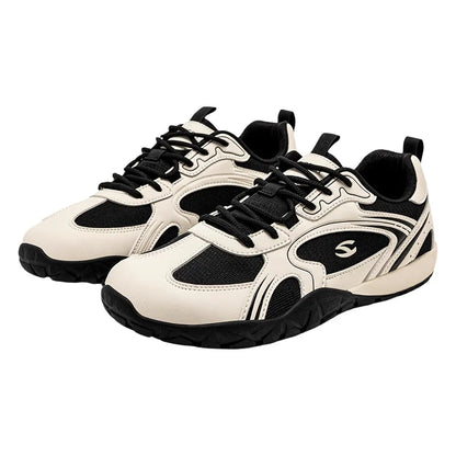 HOBIBEAR Wide Toe Flat Shoes Outdoor Sports Shoes Friendly for Wide Footbed Spring Autumn Casual Daily Shoes Comfortable Brea...