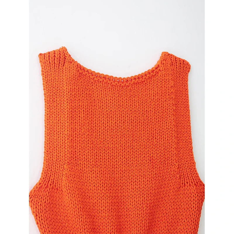 Women's 2026 New knitted Tops Fashion Slim Backless Sexy Unique Women's Tops Blouses Chic Summer Travel Party Young Blouses