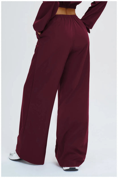 Sun Protection Wide Leg Yoga Pants Women Casual Sports Bell Bottom Pants High Waisted Fitness Pants Female Gym Workout Pants