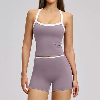 2 Pieces Yoga Set Women Workout Outfits Fitness Clothes Sportswear Gym Tracksuit High Waist Leggings Sports Bra Athletic Wear