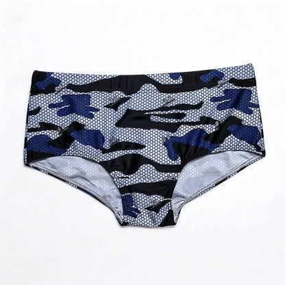 Sexy Swimming Trunks Mens Camouflage Swim Boxer Briefs Swimwear Young Man Swimsuit Beach Surfing Bathing Suit Shorts Zwembroek