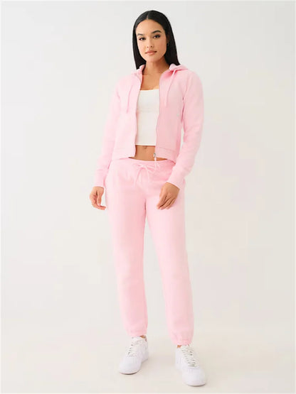 2025 Fall Casual Tracksuits Women Sets Long Sleeve Hoodie Tops Pants Streetwear Sports Two 2 Piece Matching Sets red Outfits