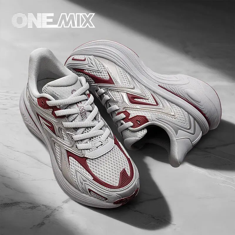 ONEMIX Stylish Retro Jogging Shoes for Couples Unisex Dad Shoes for Spring/summer Casual Racing Running Shoes Light Sneakers