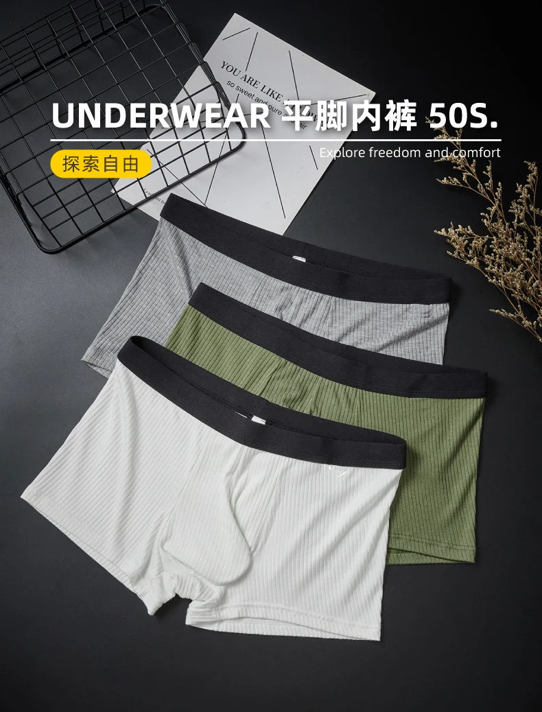 GTOPX MAN Cotton Boxers Shorts Ball Pouch Underwear Large Pockets Adult Sexy Undies