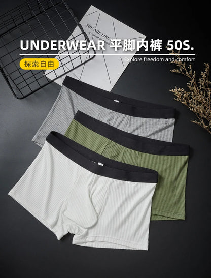 GTOPX MAN Cotton Boxers Shorts Ball Pouch Underwear Large Pockets Adult Sexy Undies