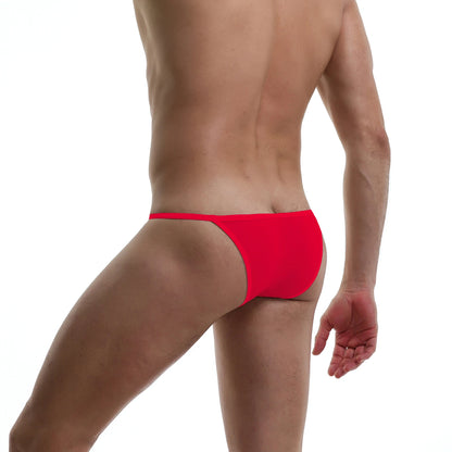 CLEVER-MENMODE Men's Sexy Lingerie Penis Bag Mini Underwear Ultra-Thin Transparent Panties Bikini Briefs Gay G-string Suspenders