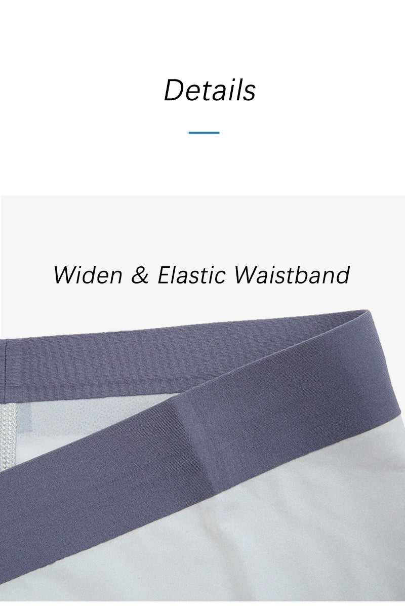 New Ultra-thin Quick Dry Mens Boxer Shorts Ice Silk Man Panties Seamless Sexy Underwear U Bulge Pouch Male Breathable Underpants
