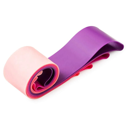 Home Workout 5 Weight Levels TPE Thickened Resistance Loop Bands Elastic Exercise Bands Pilates Strength Yoga Training Equipment