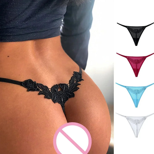 Sexy Thong Women Low Waisted Panties Cotton Crotch Comfort G String Sexy Lingerie Women Underwear Erotic Games Sex Clothing