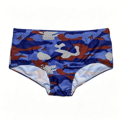 Sexy Swimming Trunks Mens Camouflage Swim Boxer Briefs Swimwear Young Man Swimsuit Beach Surfing Bathing Suit Shorts Zwembroek