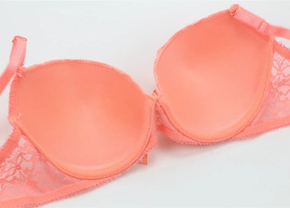 2024 New Sexy Gold Lace Shaping Breathab Women Bra Sets Push Up Lingerie 34/75 36/80 38/85 40/90 42/95 BCDE Cup Underwear