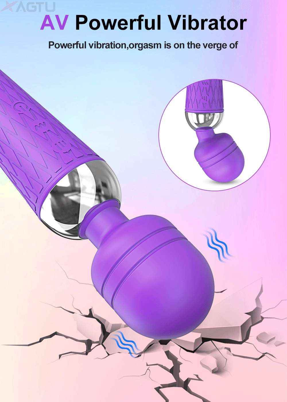 Powerful Ava Bar Vibrator Wand Dildos Sex Toys for Woman Dual Motor Clit G-Spot Clitoris Stimulator Vibrators Sex Toy for Couple