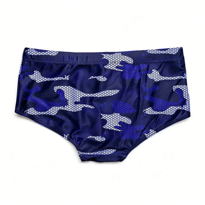 Sexy Swimming Trunks Mens Camouflage Swim Boxer Briefs Swimwear Young Man Swimsuit Beach Surfing Bathing Suit Shorts Zwembroek