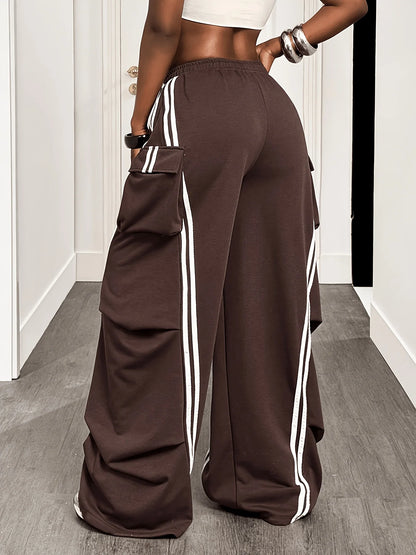 Women's Fashion Casual Pants, Street Cool Y2K Style