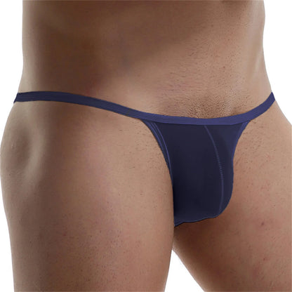 CLEVER-MENMODE Men's Sexy Lingerie Penis Bag Mini Underwear Ultra-Thin Transparent Panties Bikini Briefs Gay G-string Suspenders