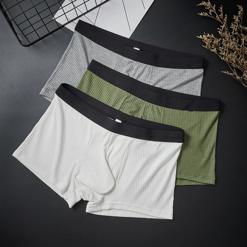 GTOPX MAN Cotton Boxers Shorts Ball Pouch Underwear Large Pockets Adult Sexy Undies